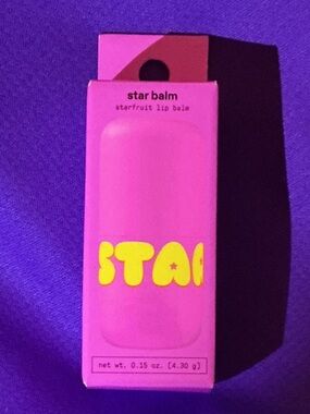 Star Face Starfruit Lip Balm - Pink